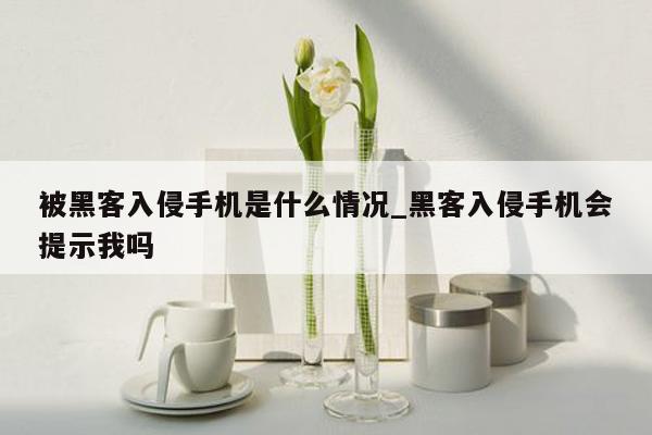 被黑客入侵手机是什么情况_黑客入侵手机会提示我吗