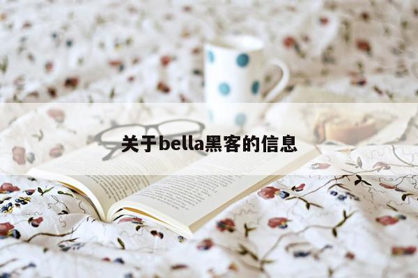 关于bella黑客的信息