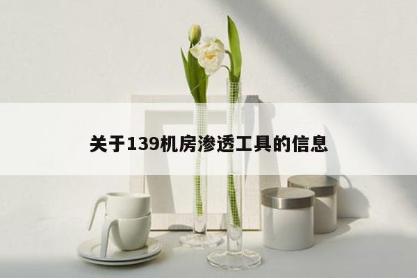 关于139机房渗透工具的信息