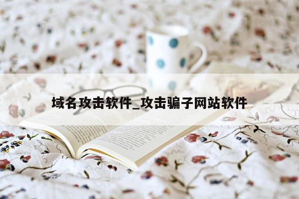 域名攻击软件_攻击骗子网站软件