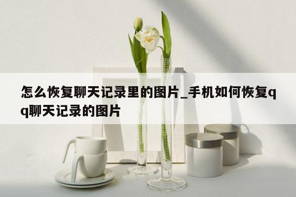怎么恢复聊天记录里的图片_手机如何恢复qq聊天记录的图片