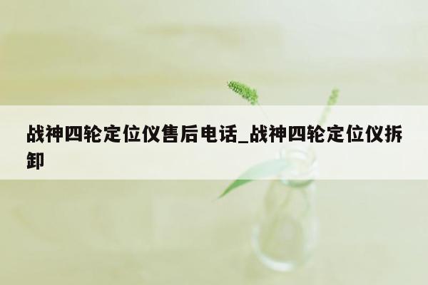战神四轮定位仪售后电话_战神四轮定位仪拆卸