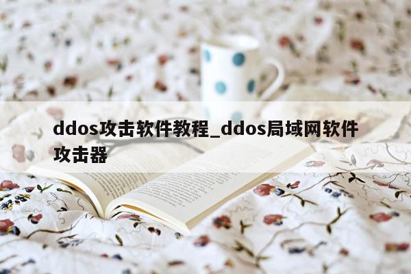 ddos攻击软件教程_ddos局域网软件攻击器