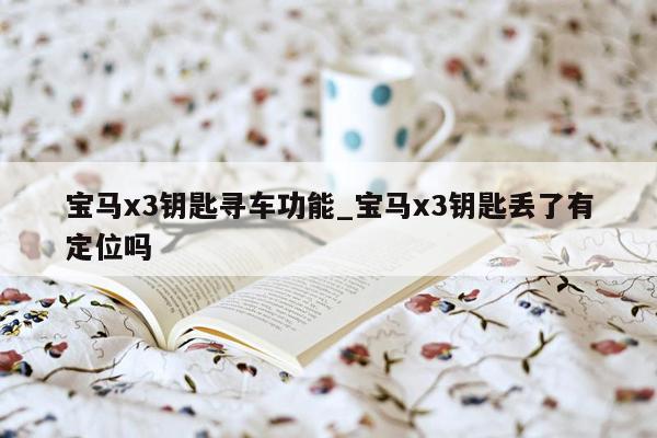 宝马x3钥匙寻车功能_宝马x3钥匙丢了有定位吗