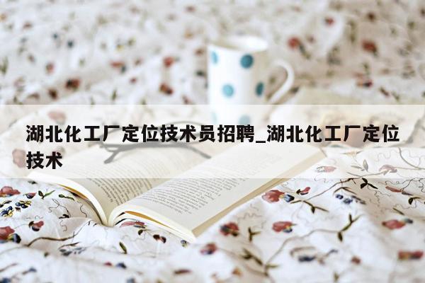 湖北化工厂定位技术员招聘_湖北化工厂定位技术