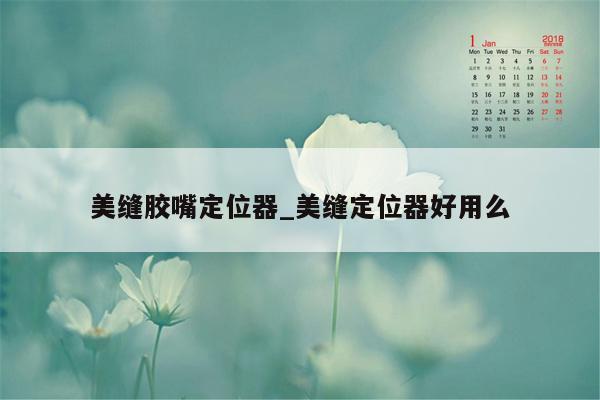 美缝胶嘴定位器_美缝定位器好用么