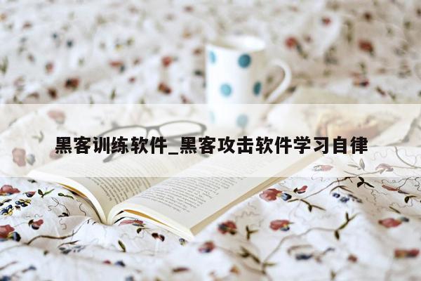 黑客训练软件_黑客攻击软件学习自律