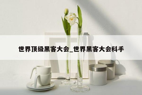 世界顶级黑客大会_世界黑客大会科手