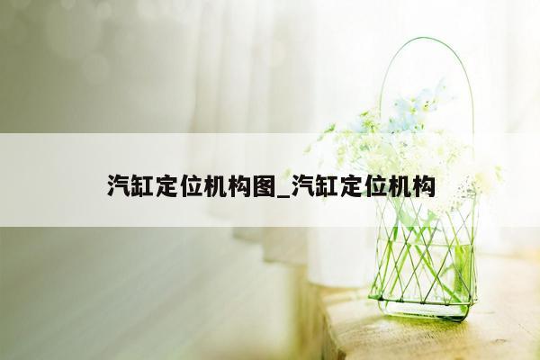 汽缸定位机构图_汽缸定位机构