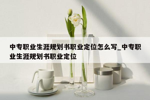 中专职业生涯规划书职业定位怎么写_中专职业生涯规划书职业定位